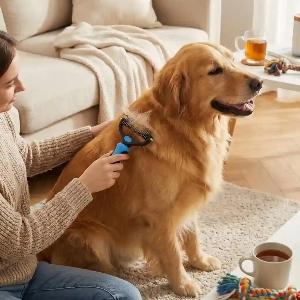 Maxpower Planet founder with dog Max